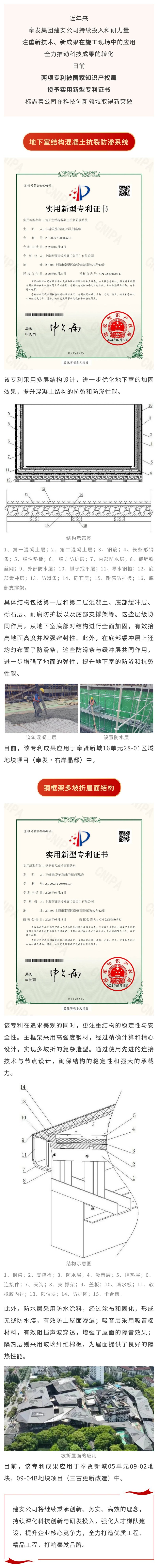 建安公司荣获两项国家实用新型专利