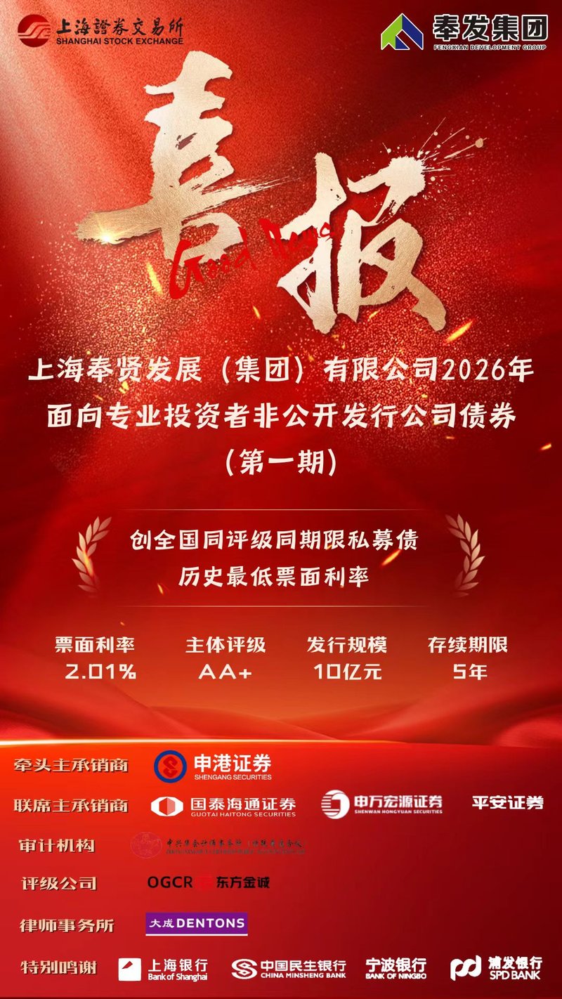 奉发集团面向专业投资者非公开发行公司债券
